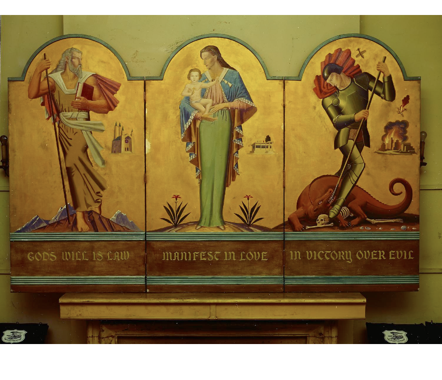 WOW! WWII era triptychs for Catholic Masses for the military