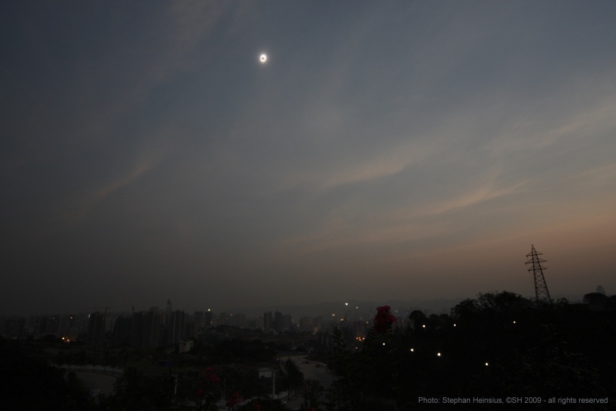 Total Solar Eclipse over Chongqing