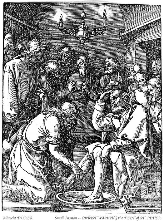 Christ washing feet - Duerer Christ washing feet - Duerer
