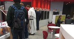Univ. Indiana student mistakes Dominican priest for Klansman. Hijinx ensues.