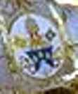 The Pope's great miter for the Urbi et Orbi blessing