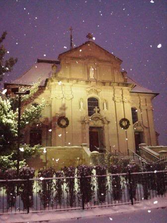 St. Agnes in the snow