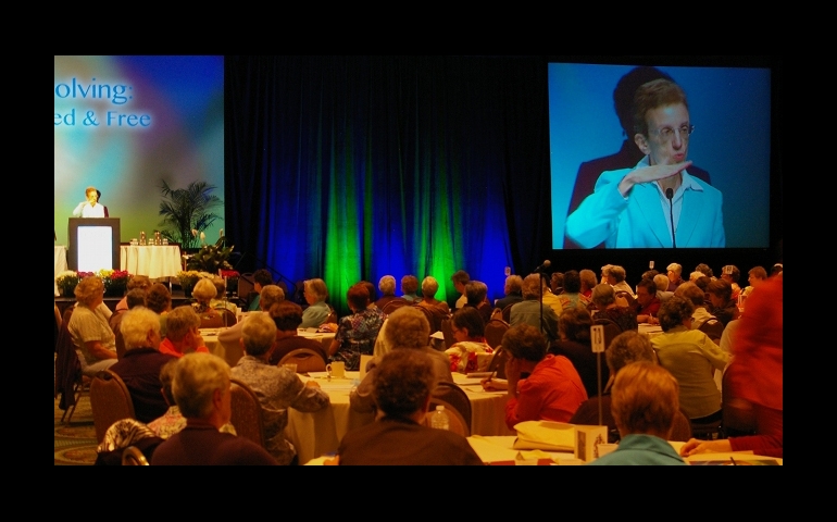 At the LCWR Woodstock in Orlando the sisters learn that "we are stardust".