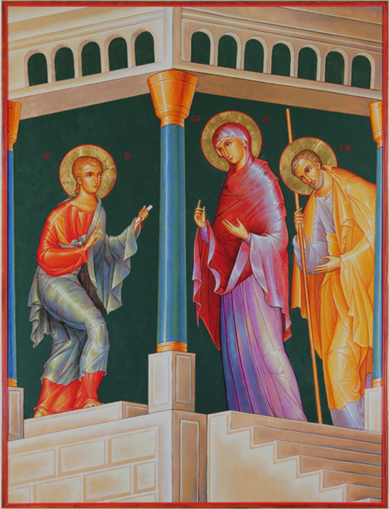Did the young Christ apologize for being "lost" in Jerusalem?