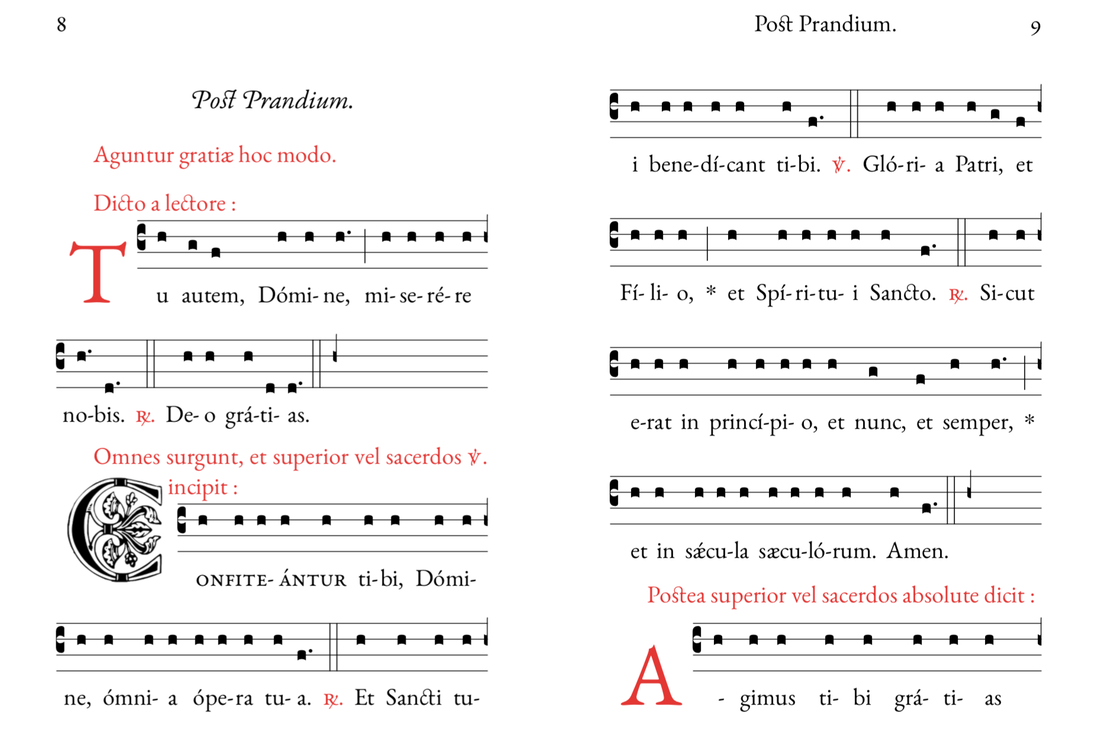 UPDATE: Benedictiones Mensae - Table Prayers - Booklets available ON SALE