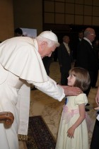 “She kept saying, ‘It’s the Pope. That’s the Pope’”