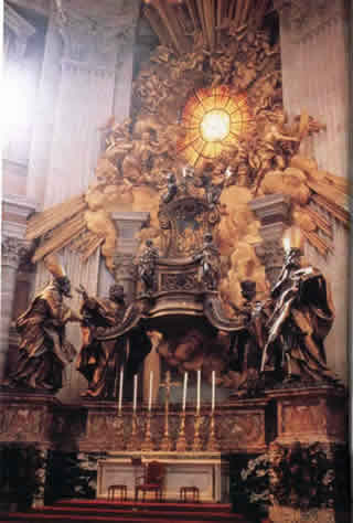 Crucifix in the center of the altar, corpus facing priest or facing people?