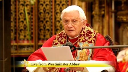 Benedict XVI Westminster Abbey