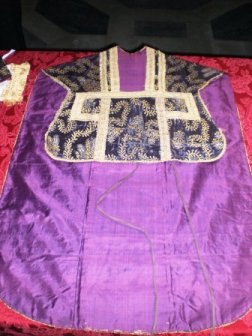folded chasuble