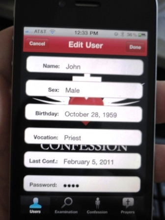 iphone app confession
