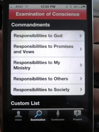 iphone app confession