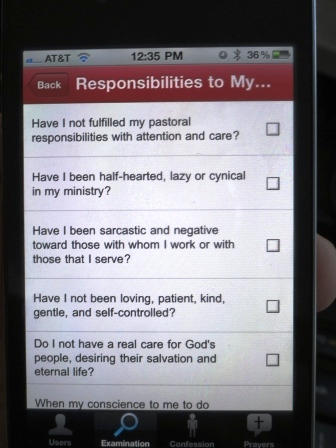 iphone app confession