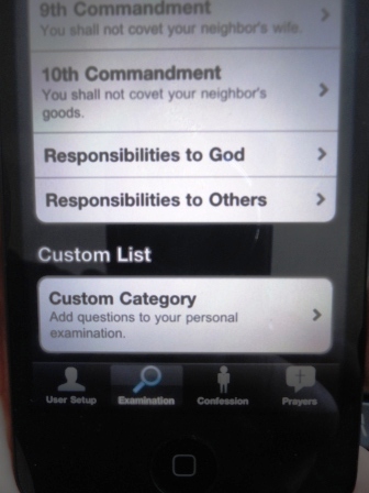 iphone app confession