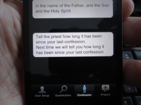 iphone app confession