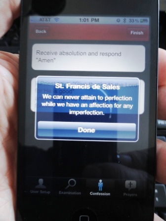 iphone app confession