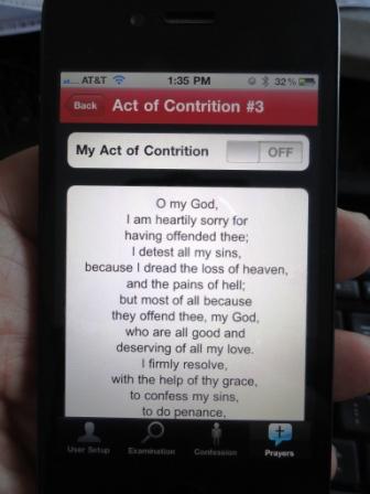 iphone app confession