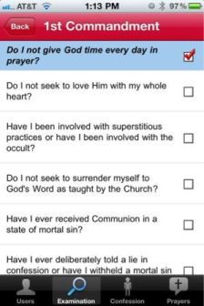 iphone app confession