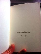 My signed copy! Feast of Faith signed by Joseph Card. Ratzinger
