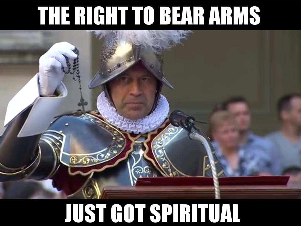 Combat Rosary right to bear arms