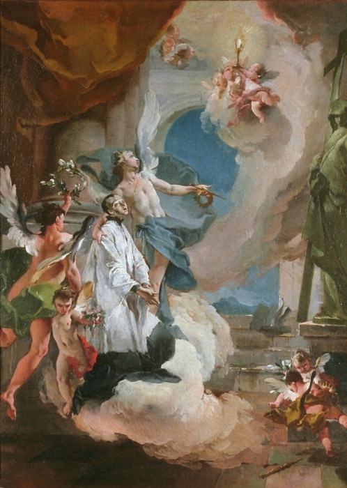 St Aloysius Gonzaga by Tiepolo