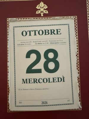 ROME 26/10 – Day 28: Natalis Dies